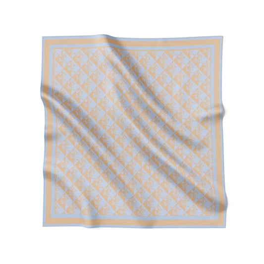 Silketørklæde til kvinder. Blue Morning