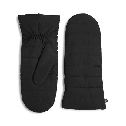 CelinaMBG mitt. Puffer look. Black. 100% recycled polyester. Markberg