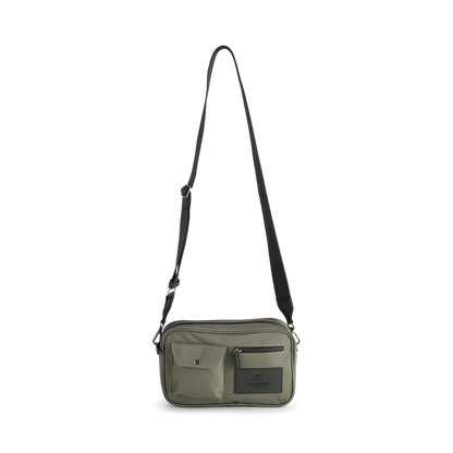 DarlaMBG crossbody water resistant bag. Medium. Green olive. 100% recycled polyester. Markberg
