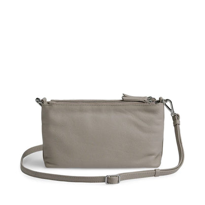 MikalaMBG Crossbody taske. Hvid sand. Læder. Markberg
