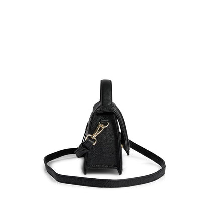 ZoeMBG crossbody taske. Sort og guld. Læder. Markberg