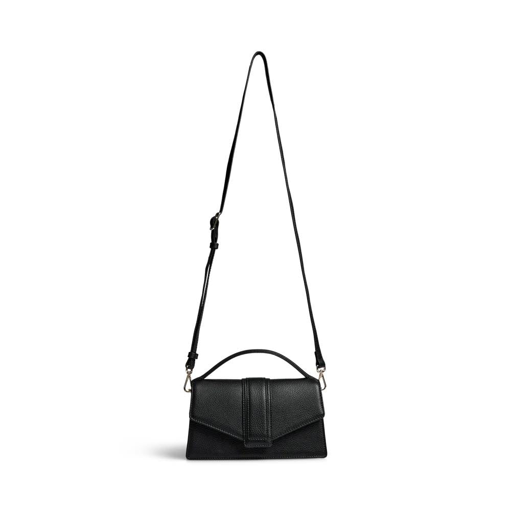 ZoeMBG crossbody taske. Sort og guld. Læder. Markberg