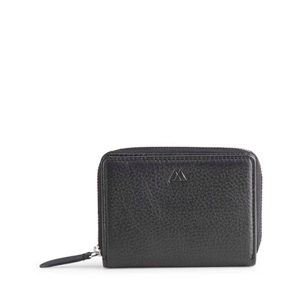 Wallet KaiaMBG Wallet. Leather Grain. Black. Markberg 