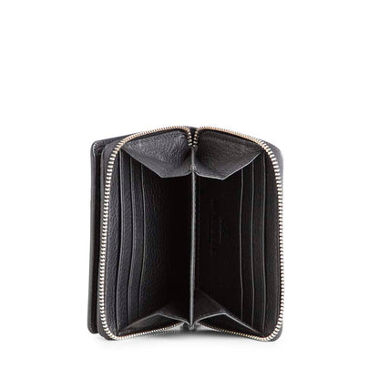 Wallet KaiaMBG Wallet. Leather Grain. Black. Markberg 
